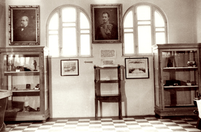Aspect din expozitia permanenta a Muzeului Regional Galati sectiunea istorie n periaoda 1950 - 1960